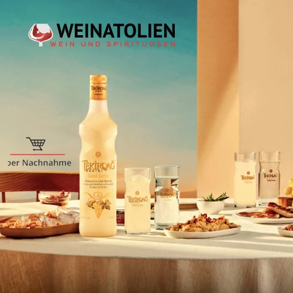 Tekirdağ Rakısı Gold Series 20 cl