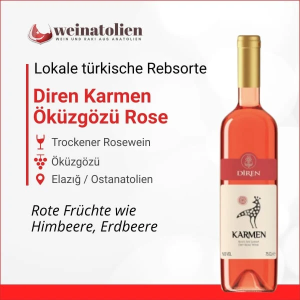 Diren Karmen Öküzgözü Rose