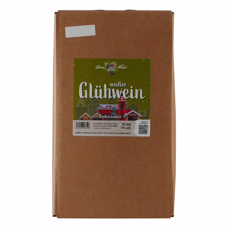 Budenzauber Weißer Glühwein 10L BIB