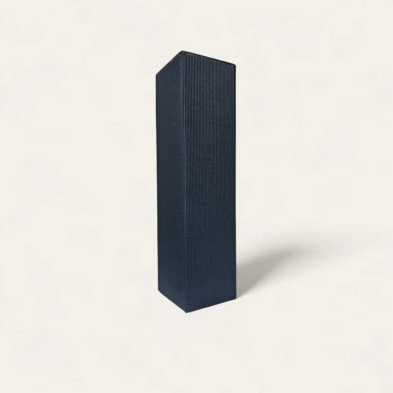 Flaschenverpackung Saphirblau