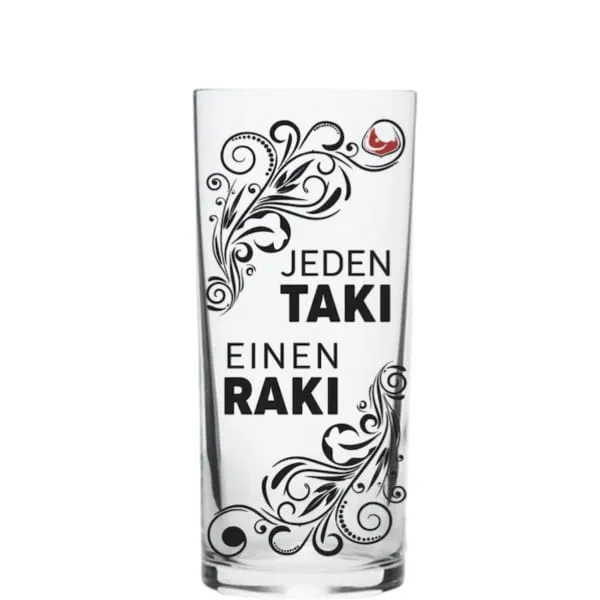 Jeden Taki Einen Raki-Rakı Glas