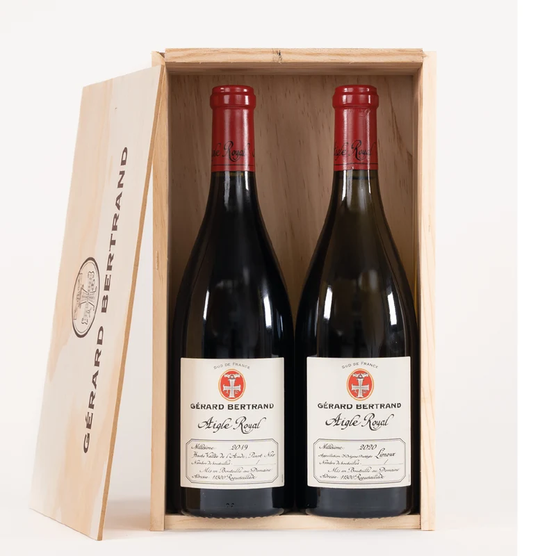 Coffret Aigle Royal Chardonnay et Pinot Noir