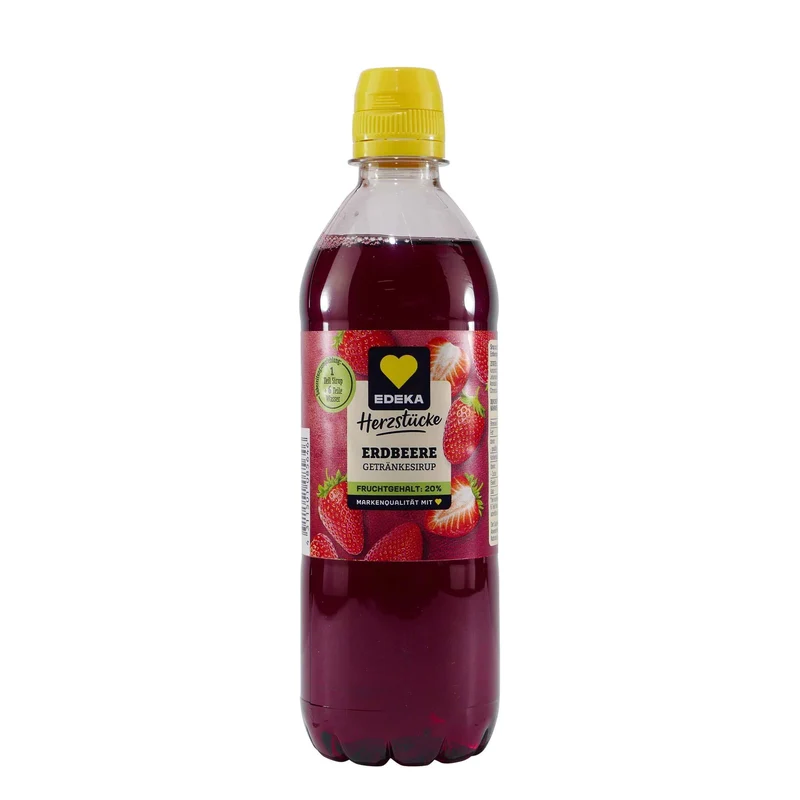 Herzstücke Erdbeere Getränkesirup (18 x 0,5L)