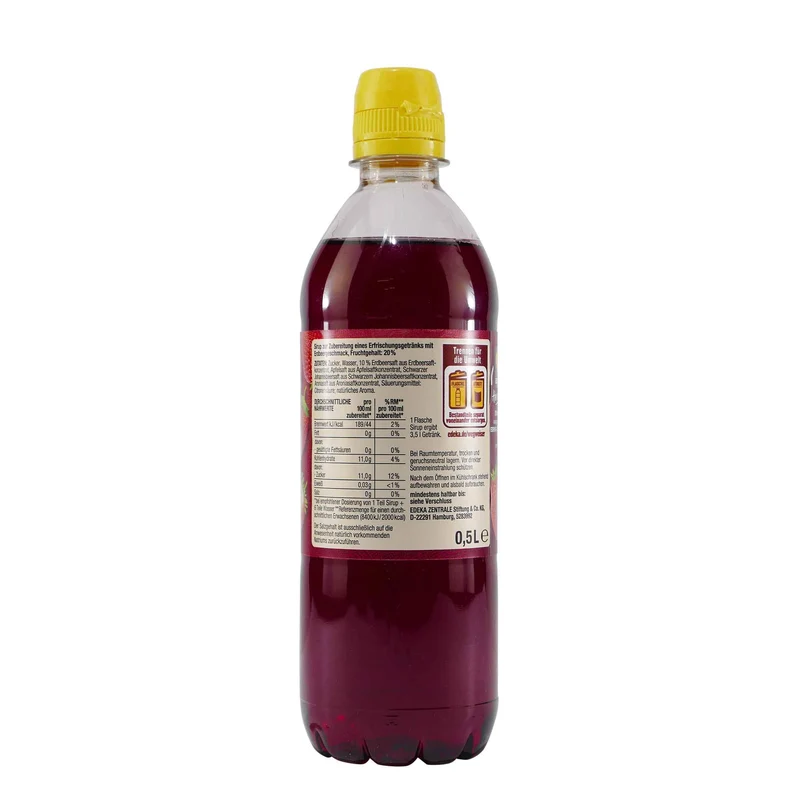 Herzstücke Erdbeere Getränkesirup (18 x 0,5L)