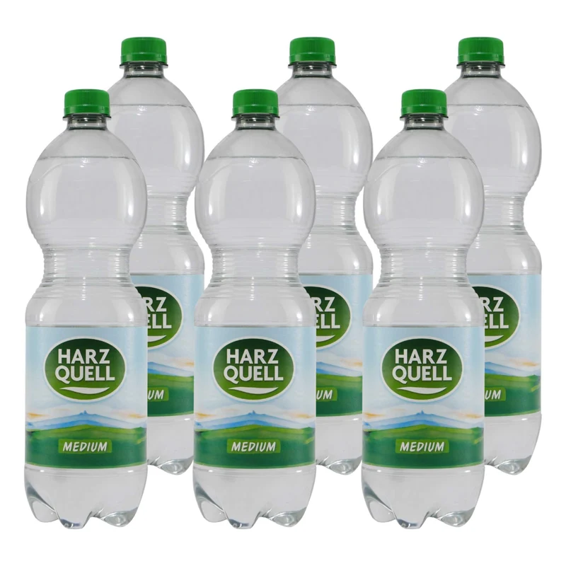 Harzquell Mineralwasser -Medium- (12 x 1,0L) EINWEG
