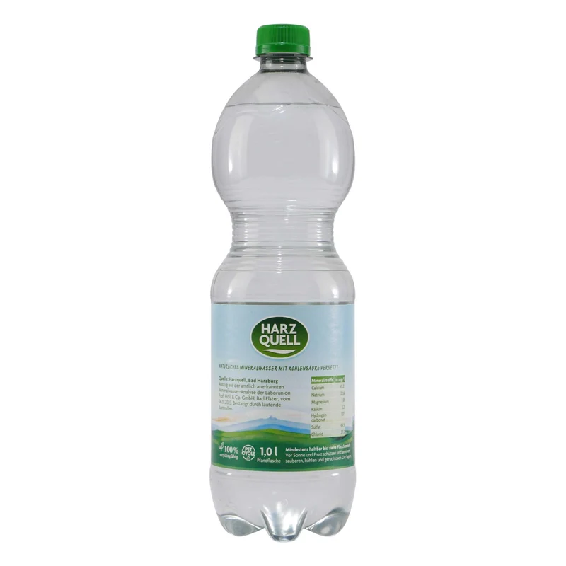Harzquell Mineralwasser -Medium- (12 x 1,0L) EINWEG