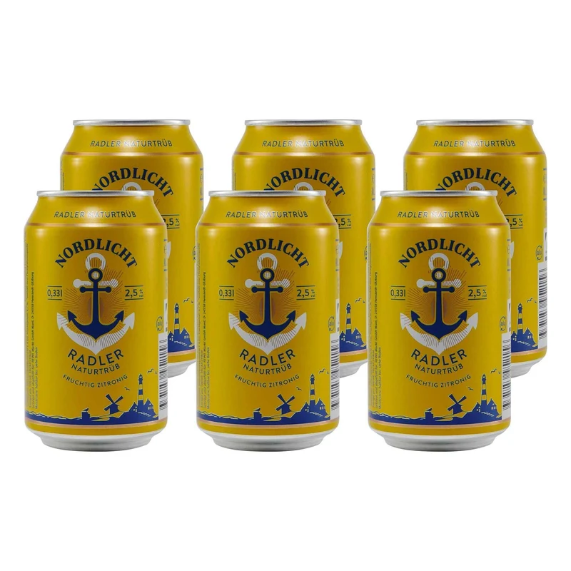 Nordlicht Radler Naturtrüb (24 x 0,33L) EINWEG