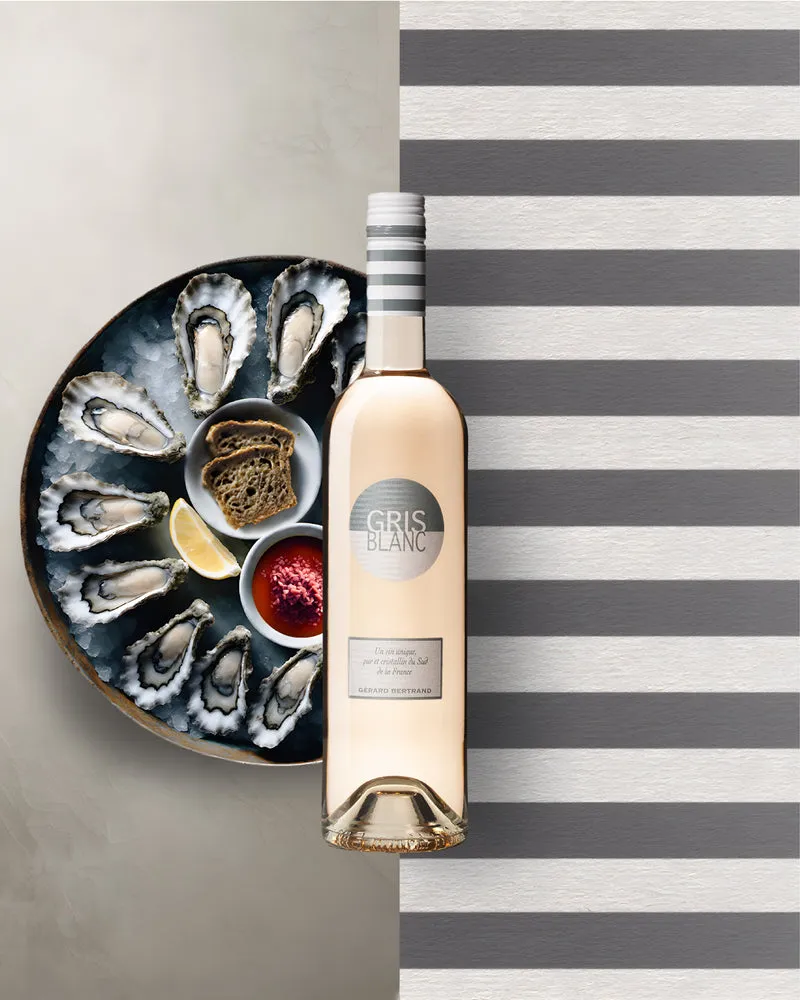 Gris Blanc IGP Pays d'Oc 2025 – 75cl avec bouchon vin rosé