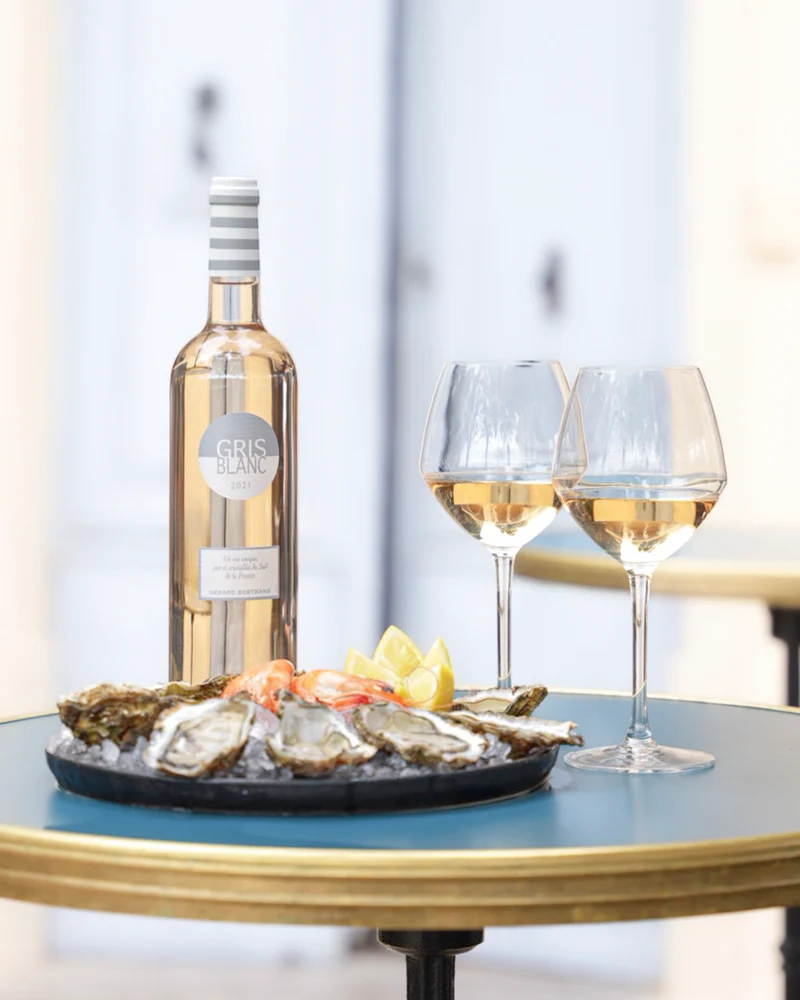 Gris Blanc IGP Pays d'Oc 2025 – 75cl avec bouchon vin rosé