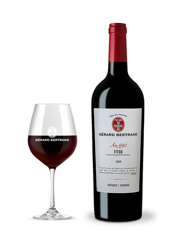 Héritage "An 990" rouge Fitou 2023 - Coffret Bois 3 Bouteilles