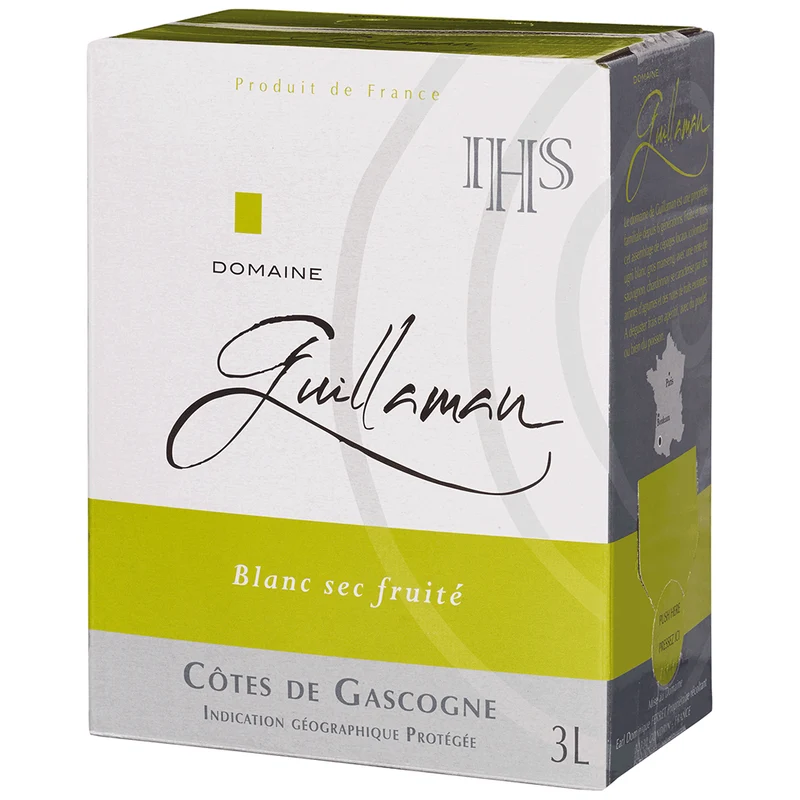 Bag-in-Box COL Ugni Blanc 3,0 l Guillaman