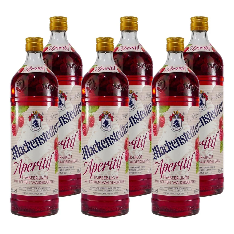 Mackenstedter Aperitif Himbeer-Likör (6 x 0,7L)