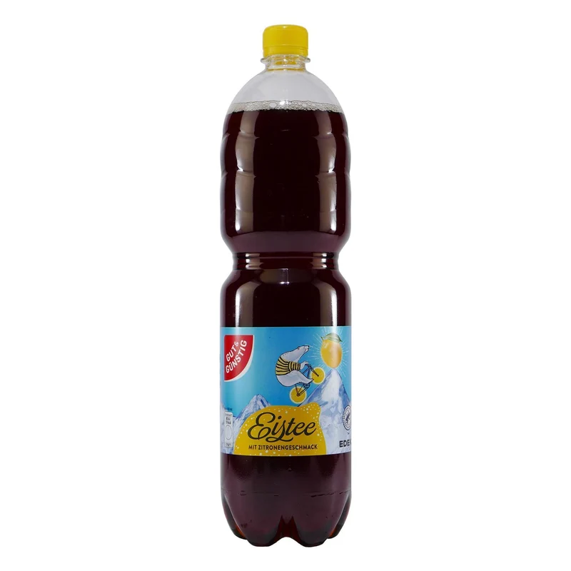 Gut & Günstig Eistee Zitrone (6 x 1,5L) EINWEG