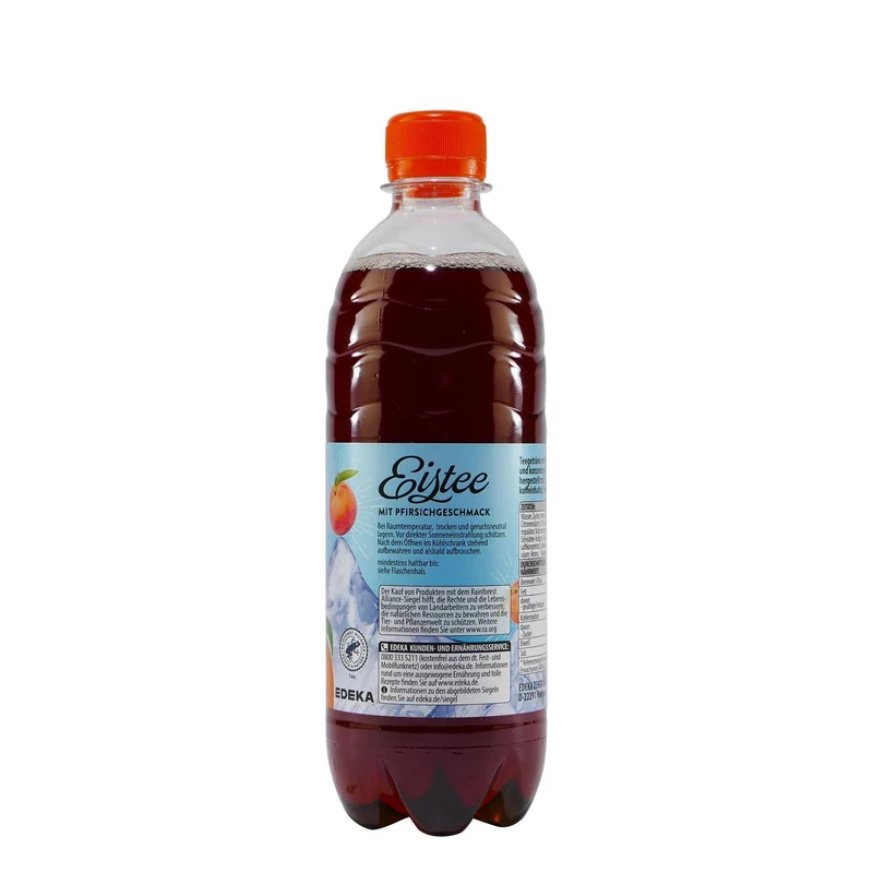 Gut & Günstig Eistee Pfirsich (6 x 0,5L) EINWEG