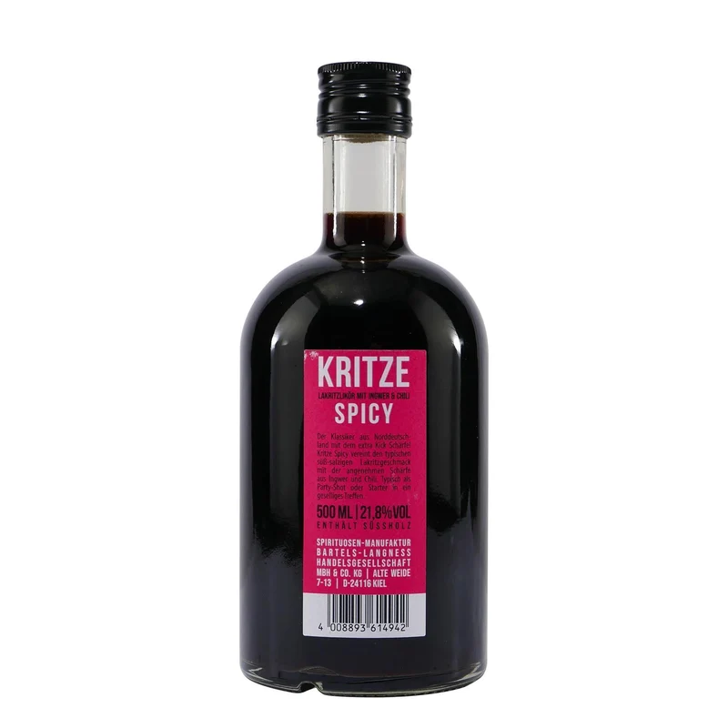 Kritze Lakritzlikör -Spicy-
