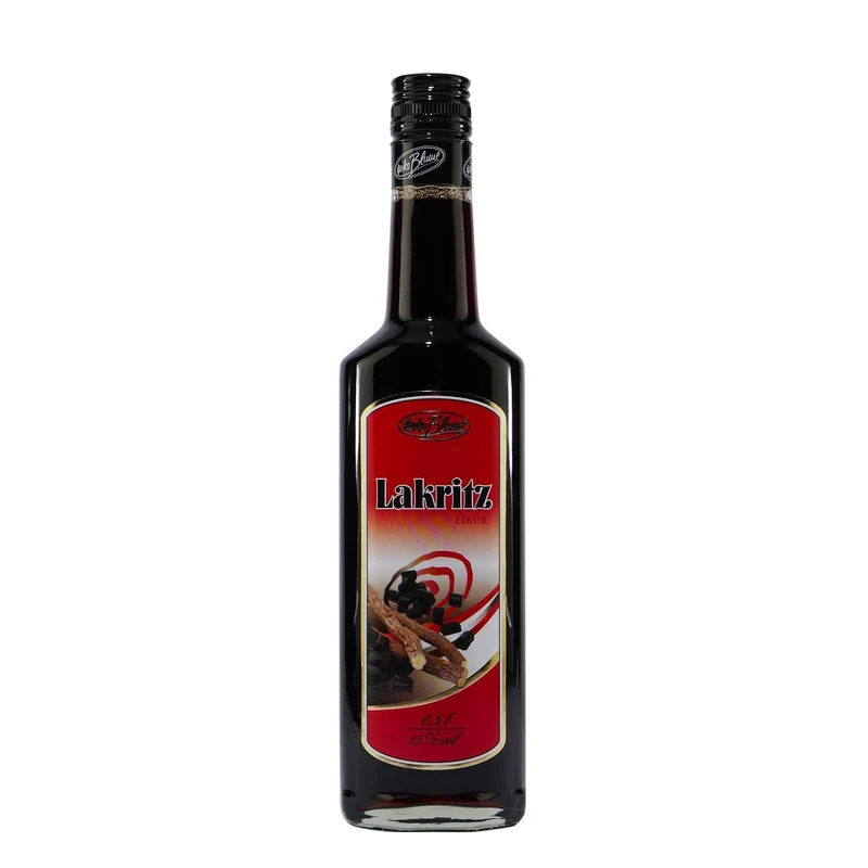 Blume Lakritz-Likör mit Geschenk-Holzkiste