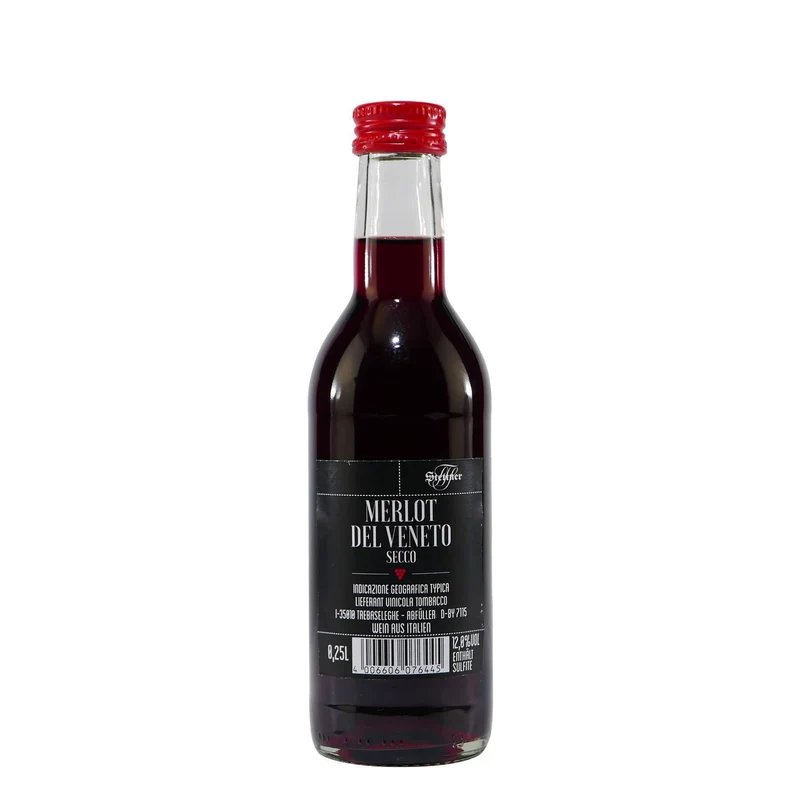 Stettner Merlot del Veneto Secco IGT -trocken- (12 x 0,25L)