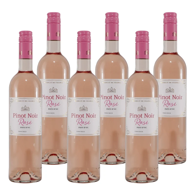 Cave de Vigne Pinot Noir Rosé IGP -trocken- (6 x 0,75L)