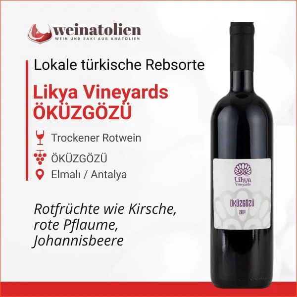 Likya Vineyards Öküzgözü 2019