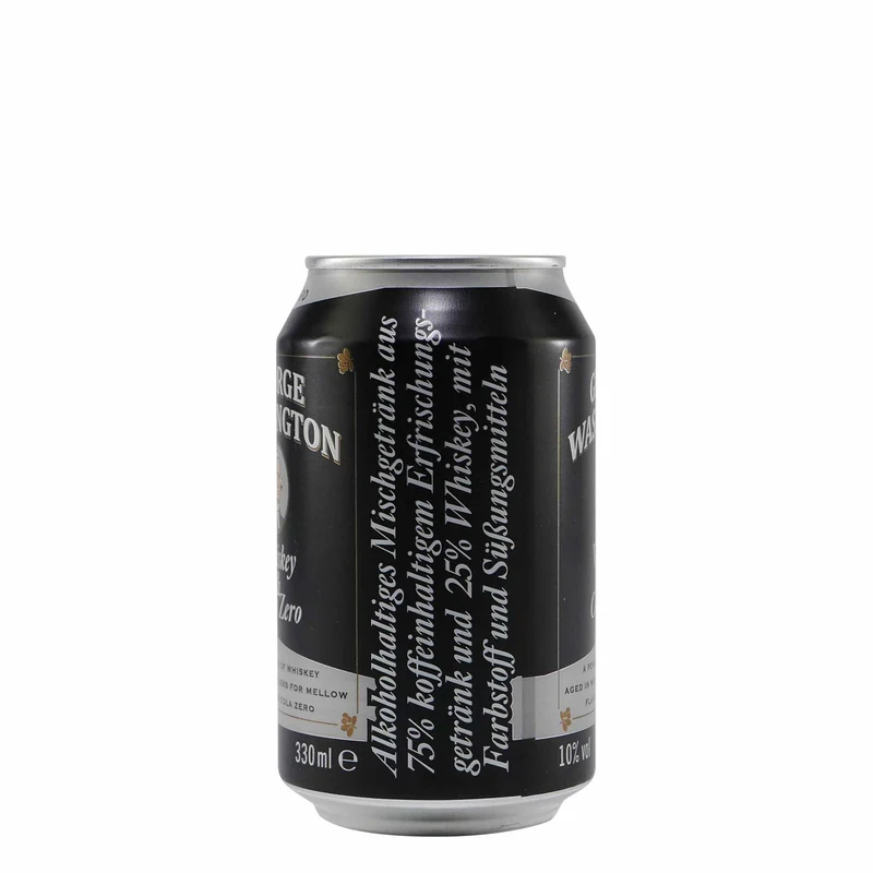 George Washington Whiskey & Cola -Zero- (12 x 0,33L) EINWEG