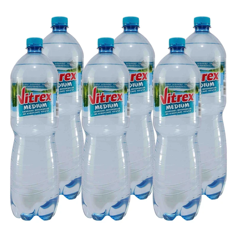 Vitrex Mineralwasser -Medium- (6 x 1,5L) EINWEG