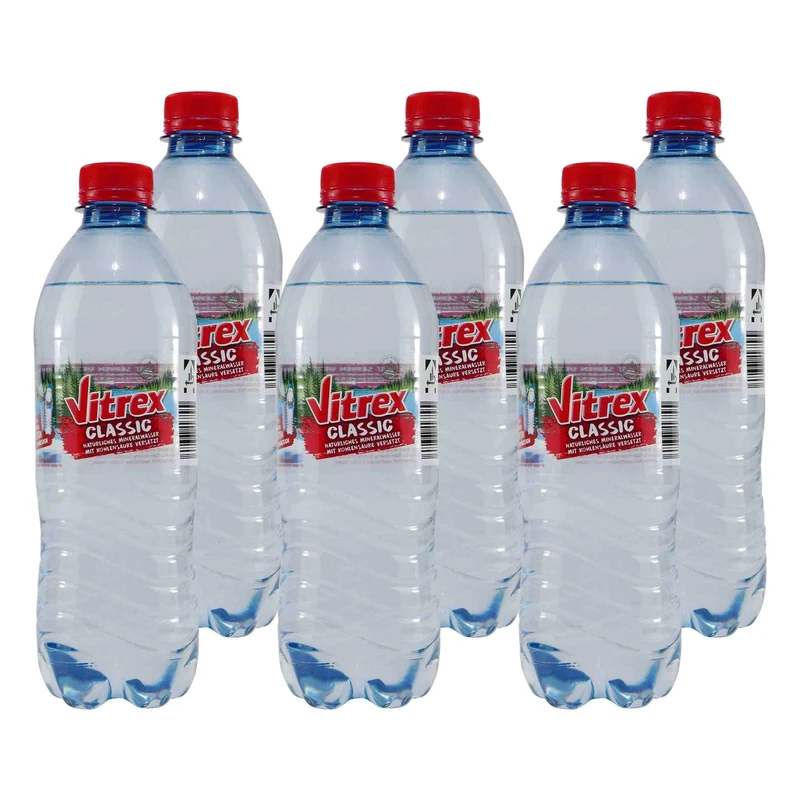 Vitrex Mineralwasser -Classic- (6 x 0,5L) EINWEG