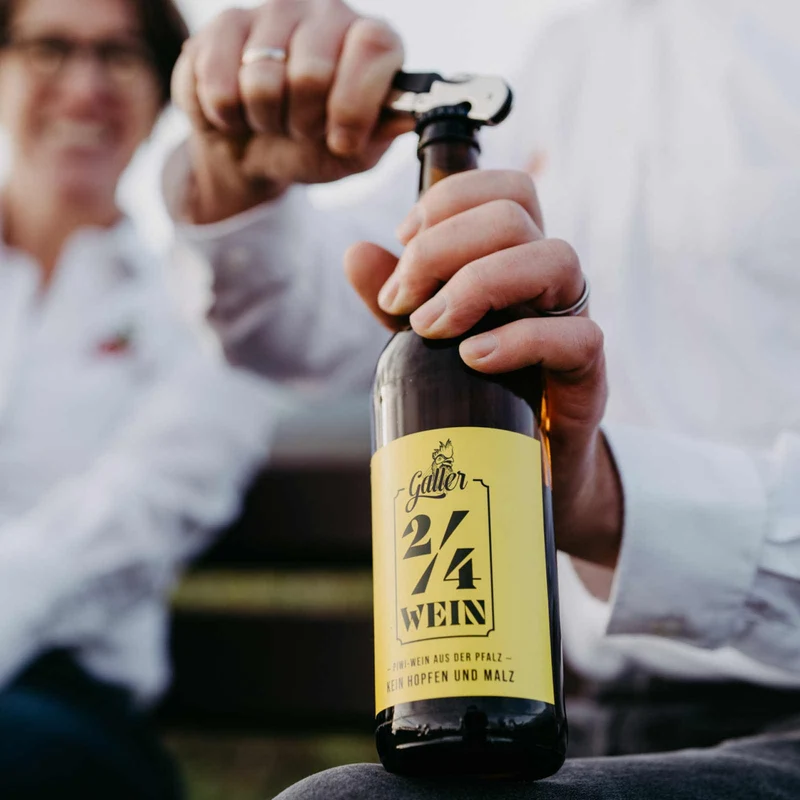 2/4 Wein QbA trocken Biowein - weiß 0,5l - Histamingehalt < 0,25 mg/l