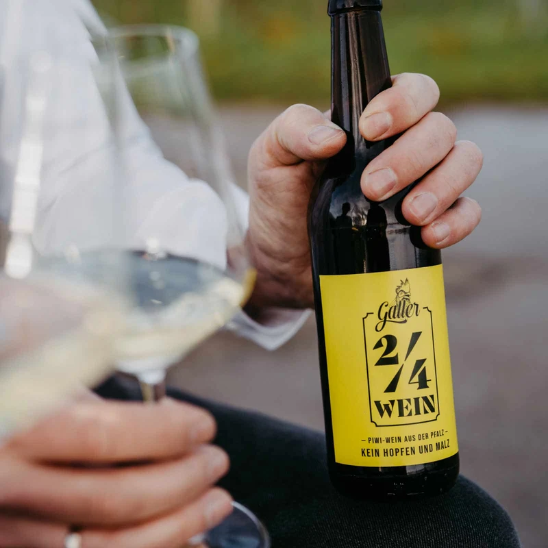 2/4 Wein QbA trocken Biowein - weiß 0,5l - Histamingehalt < 0,25 mg/l