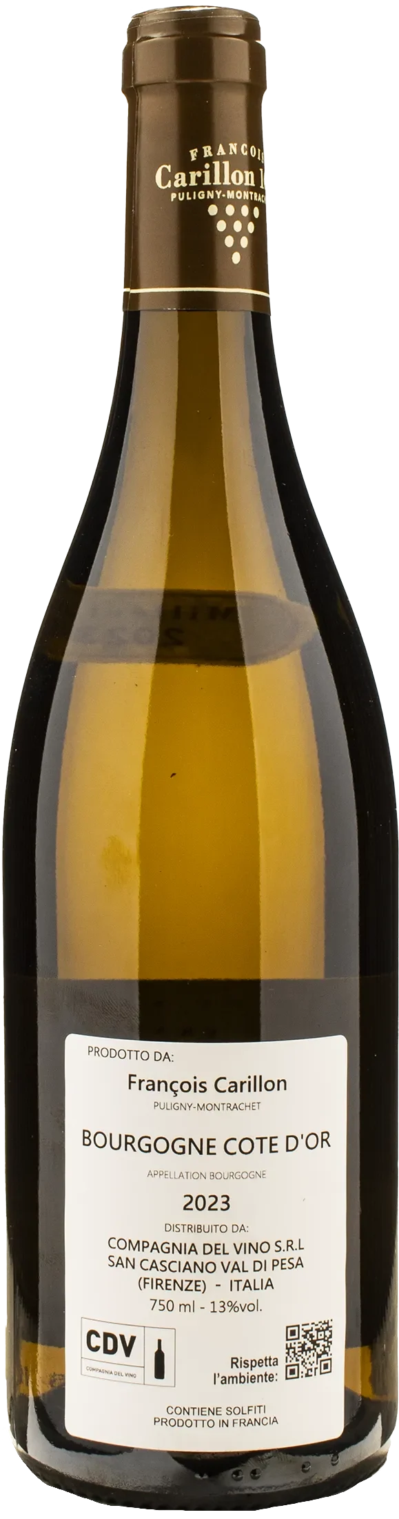 Francois Carillon Bourgogne Cote D'Or Chardonnay 2023