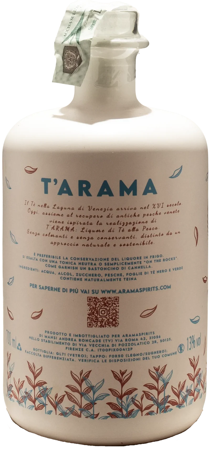 T'Arama Liquore di Te alla Pesca 0.7L