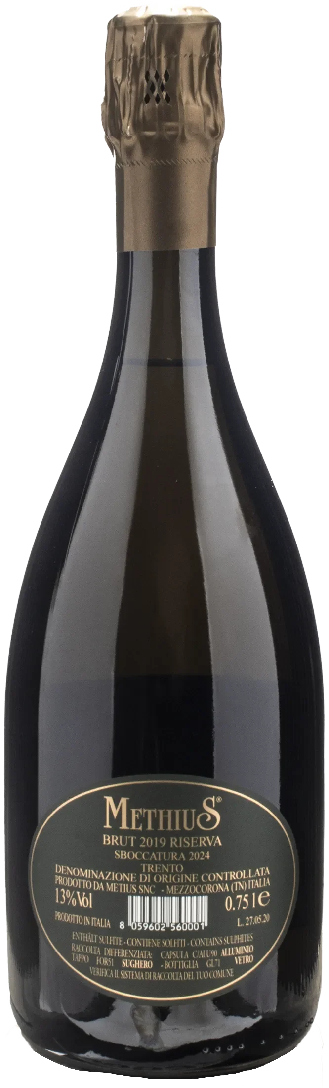 Dorigati Trento Methius Brut Riserva 2019