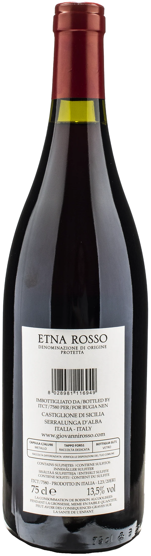Giovanni Rosso Etna Rosso 2020