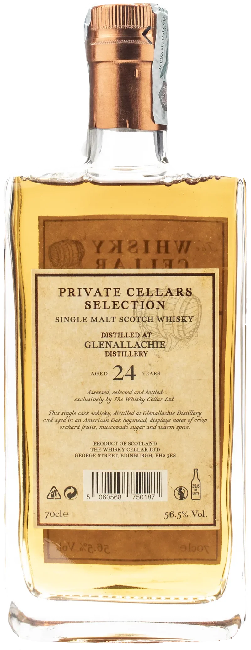 Glenallachie Whisky Private Cellars Selection 24 Y.O. 0.7L