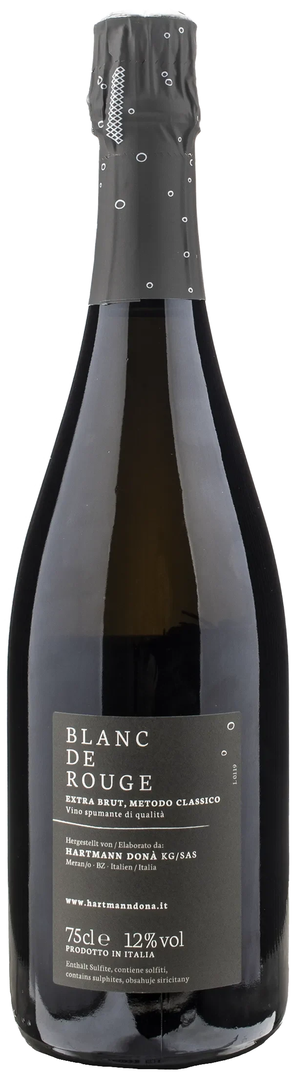 Hartmann Dona Spumante Metodo Classico Blanc de Rouge Extra Brut