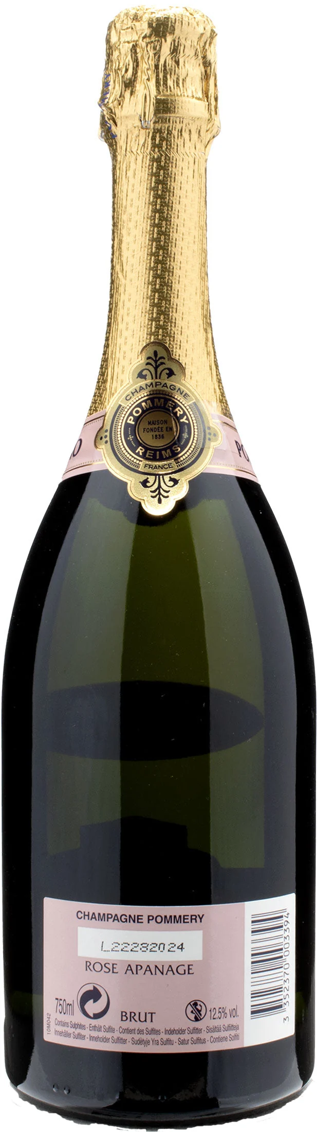 Pommery Champagne Apanage Rosè Brut