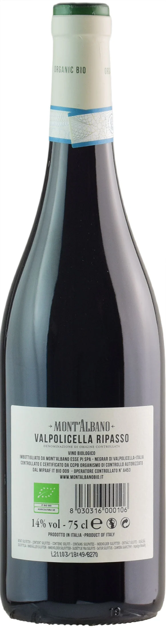 Mont'Albano Valpolicella Ripasso 2018