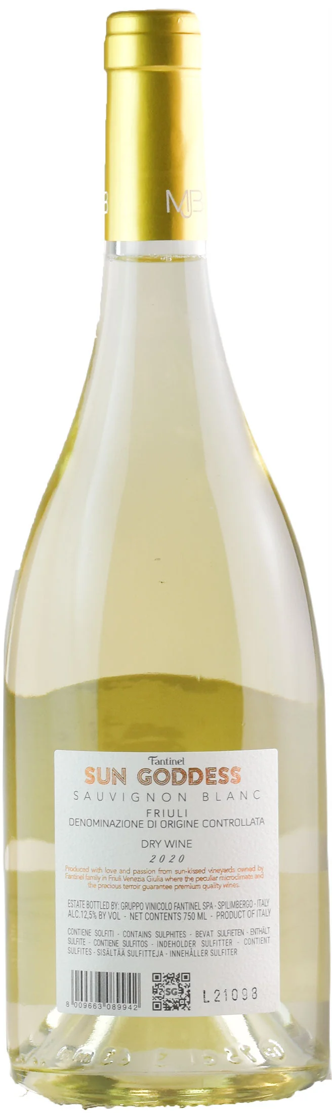 Fantinel Sauvignon Sun Goddess 2020
