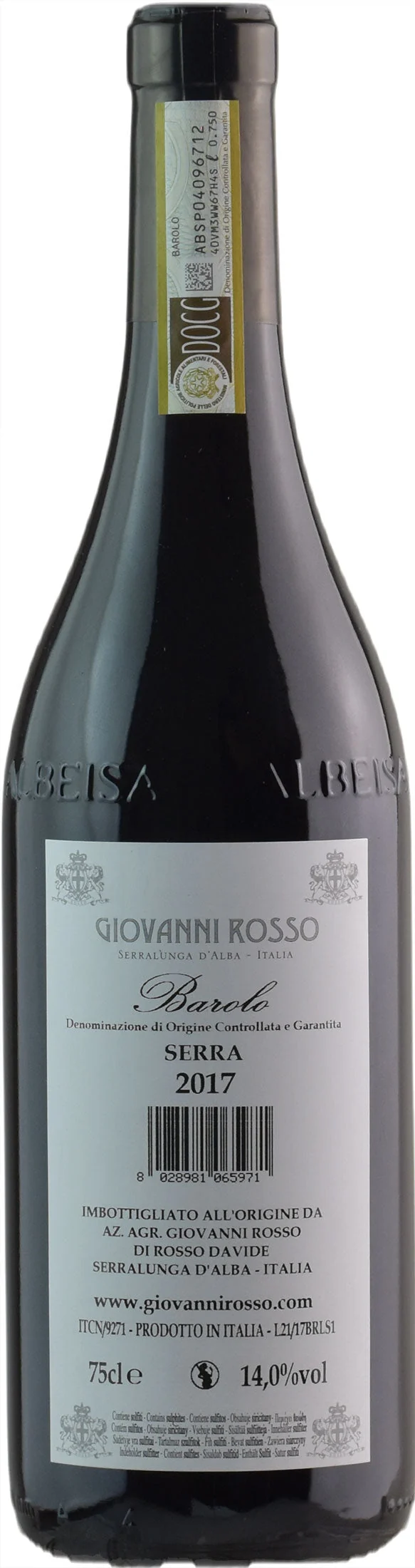 Giovanni Rosso Barolo La Serra 2017