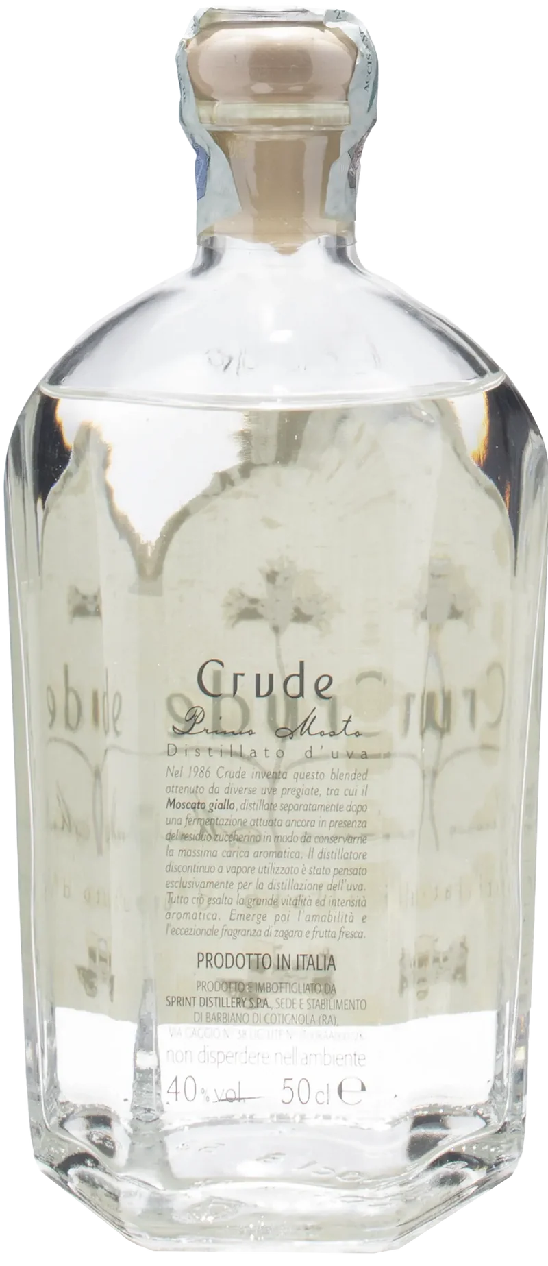 Crude Primo Mosto Distillato Uva 0.5L