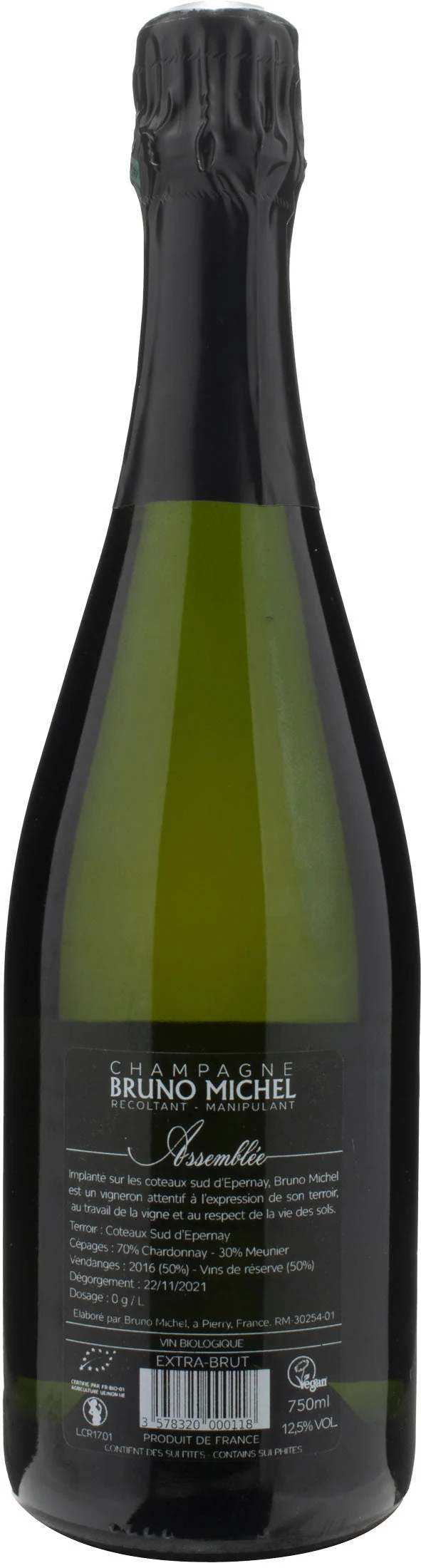 Bruno Michel Champagne Assemblee Extra Brut