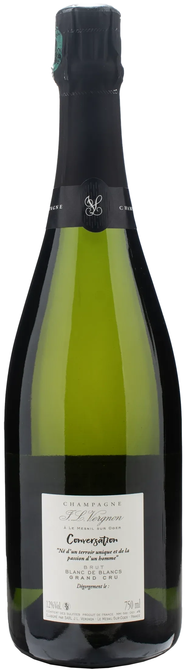 Jean Louis Vergnon Champagne Blanc de Blancs Conversation Brut Grand Cru