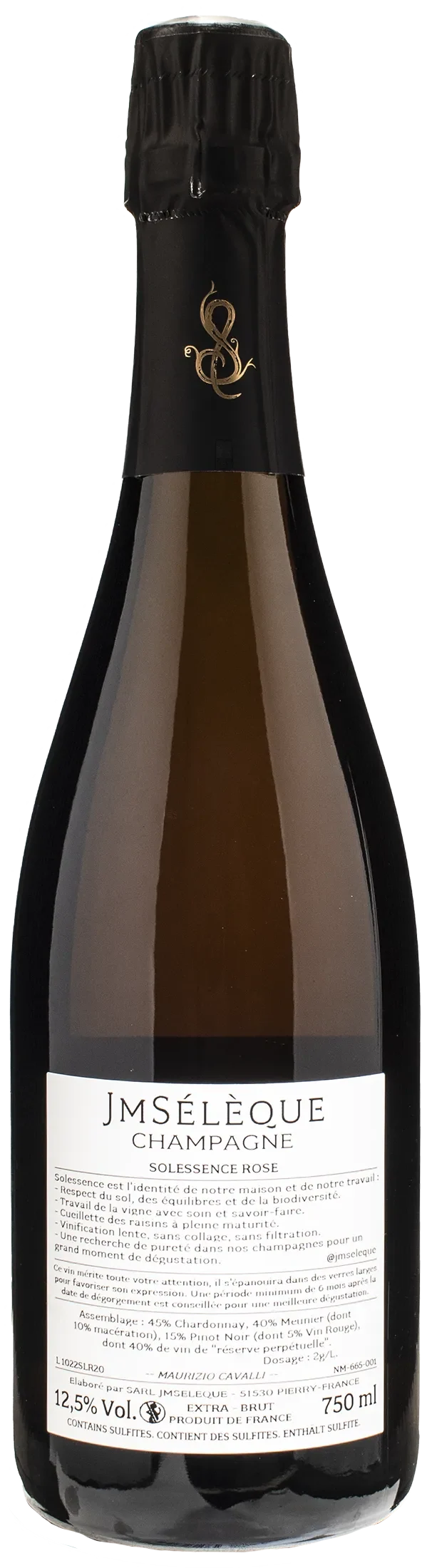 JM Seleque Champagne Solessence Rosè Extra Brut
