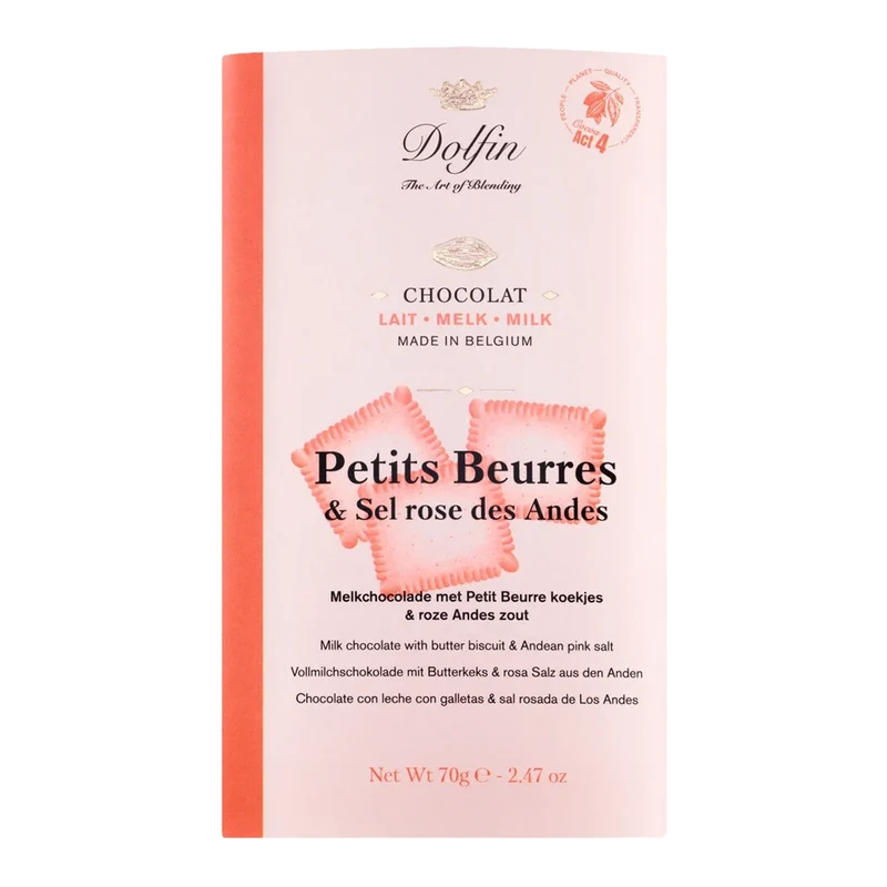 Tablette, lait Petits Beurres & sel des Andes