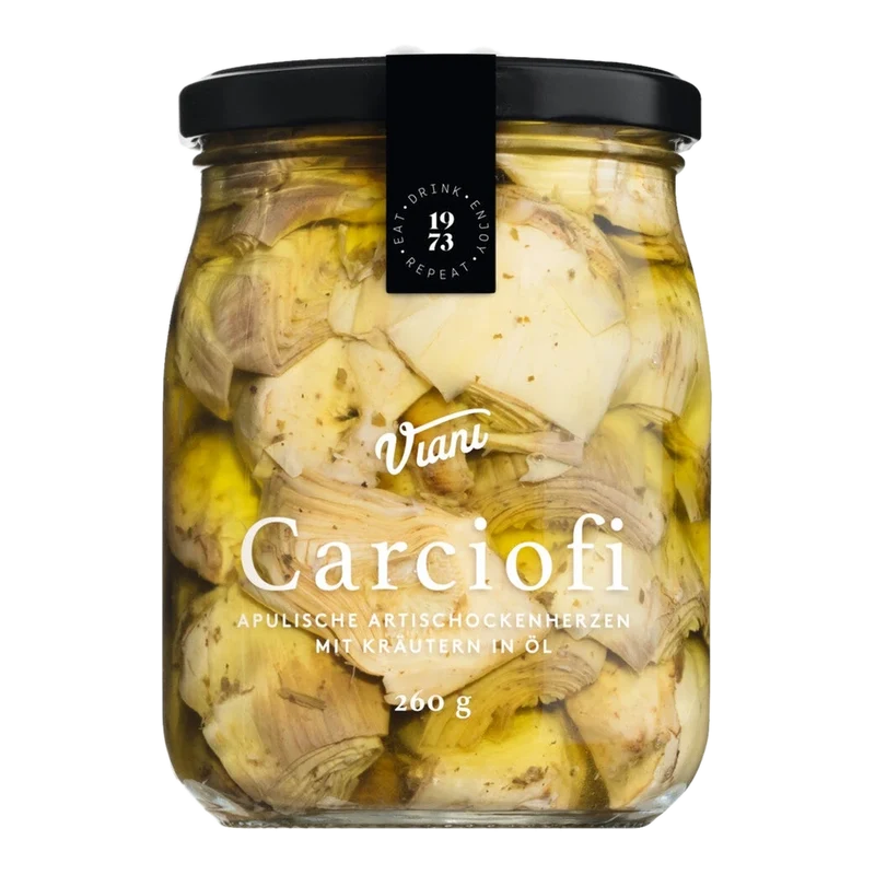 CARCIOFI - Artischockenherzen mit Kräutern in Öl