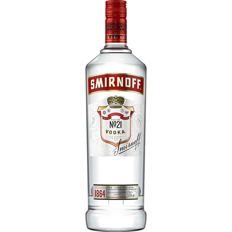 Smirnoff Wodka Red Label No. 21 37,5% 1 Liter