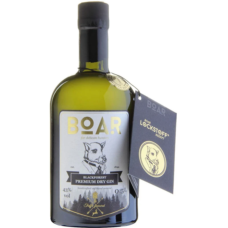BOAR Premium Dry Gin 43% 0,5 Liter