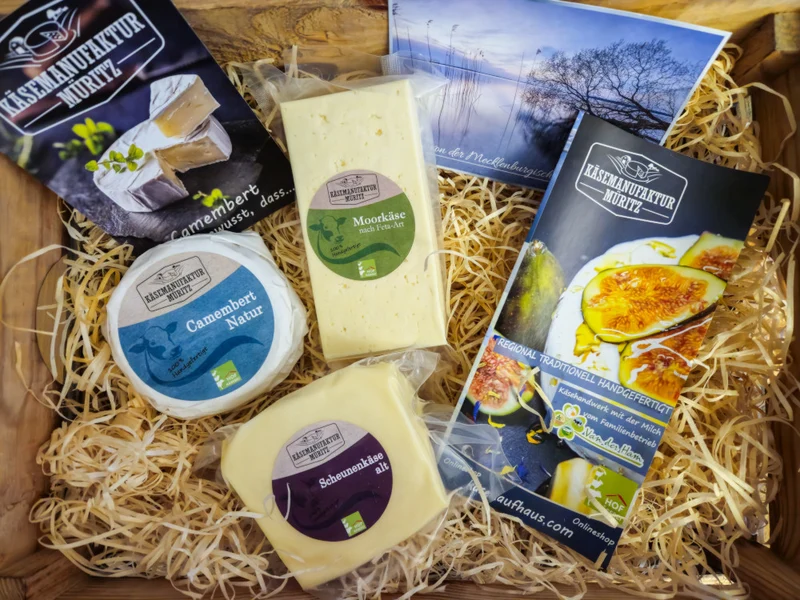 Käsebox "kleine Müritz" - Camembert mit persönlicher Grußkarte