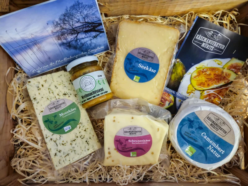 Käsebox "Müritz" - Bockshornklee mit persönlicher Grußkarte