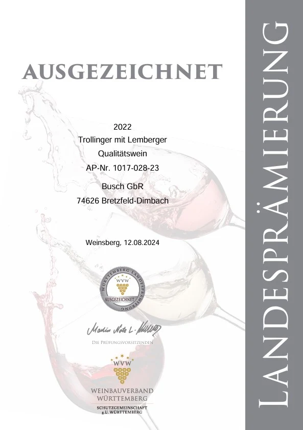 Trollinger mit Lemberger QbA