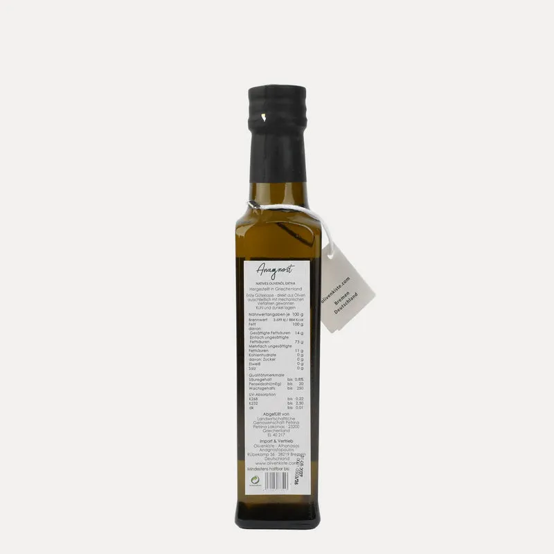 Anagnost Natives Olivenöl Extra – Griechenland – 250 ml